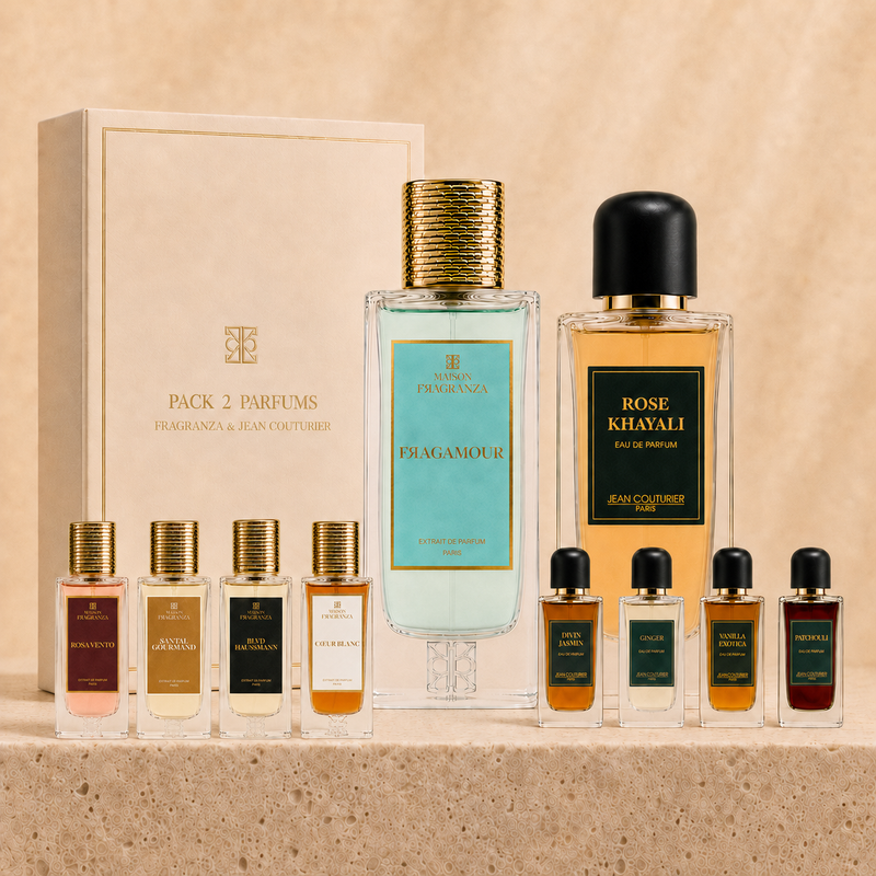 Pack 2 parfums – 100€ Cœur Blanc / Cœur Blanc – flacon de parfum Fragranza & Jean Couturier